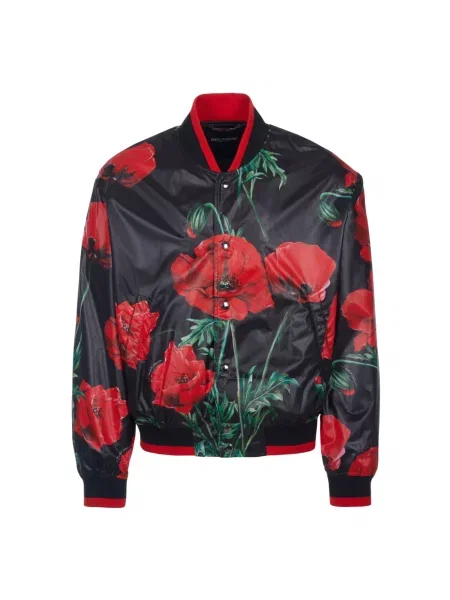 Kurtka bomber Dolce And Gabbana z nadrukiem
