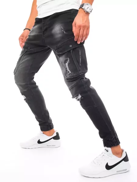 Pantaloni cargo Dstreet gri