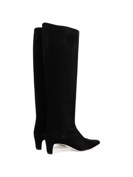 Botine Staud din piele de căprioară negru