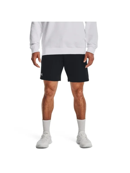 Pantaloni scurți Under Armour din fleece negru