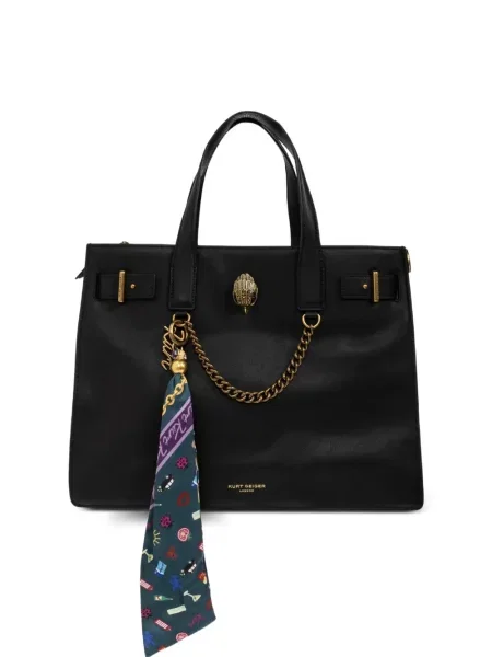 Geantă shopper Kurt Geiger London negru