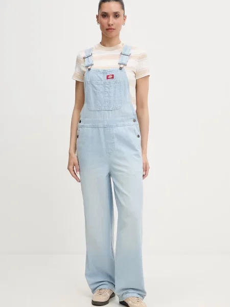 Dickies salopetă denim pentru femei albastru