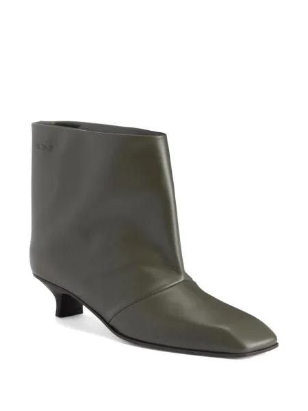 Cropp cizme scurte Vicini din piele verde