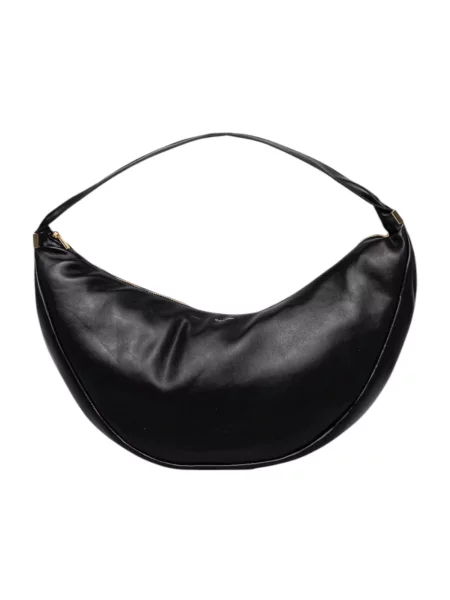 Torba z uchwytami i detalem z logo Calvin Klein czarna