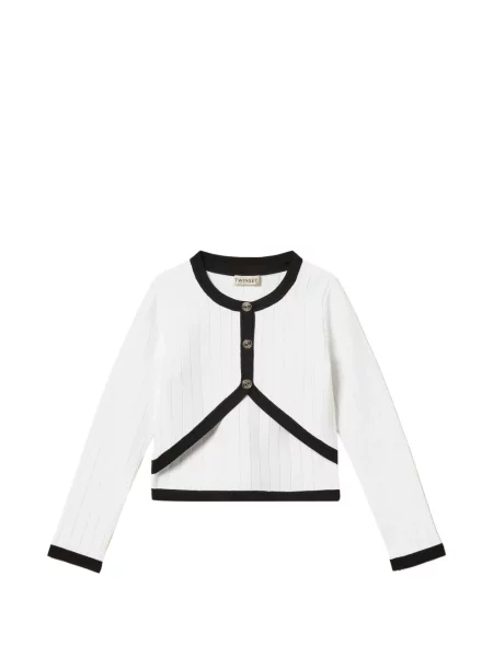 Top dziecięcy Twinset biały