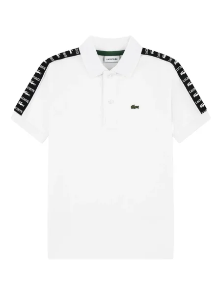 Koszulka polo dziecięca Lacoste biała