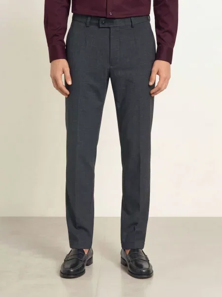 Cg Club Of Gents Oblekové Kalhoty Cg Orlando Relaxed Fit Z Džerseju 63 dunkelblau