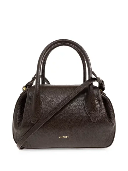 Geantă shopper Yuzefi din piele maro
