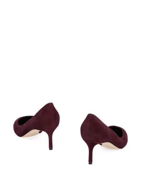 Pantofi cu toc Jimmy Choo din piele de căprioară roșu
