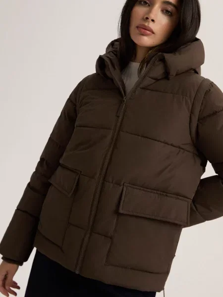 Зимова куртка DIVERSE Moyruna коричневий