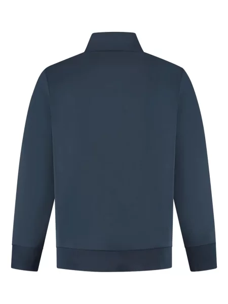 Hanorac cu glugă Polo Ralph Lauren de jumătate de fermoar cu imagine alb