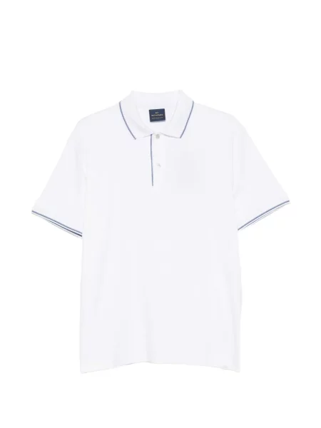Tricou polo Paul & Shark alb