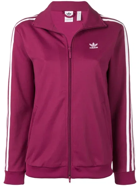 Geacă Adidas alergare roșu