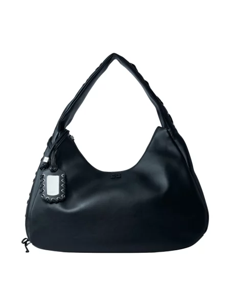 Ganni Torebki Kobieta ONE SIZE XXL Hobo Bag czarny