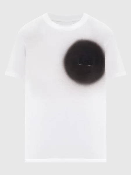 Футболка з логотипом Maison Margiela Mm6 біла
