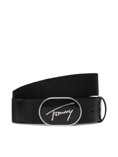 Pasek Tommy Jeans czarny