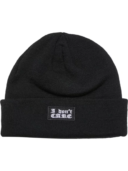 Mister Tee Čepice I Don´t Care černá bílá