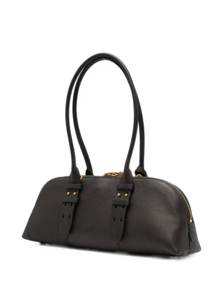 Geantă shopper Pinko din piele maro