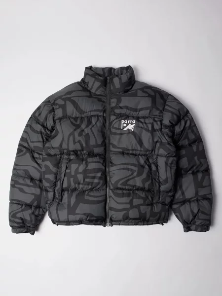 By Parra geacă Broken ftp puffer de iarnă negru