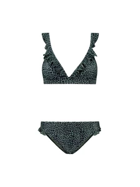 Shiwi Costum de baie două piese BOBBY oliv negru