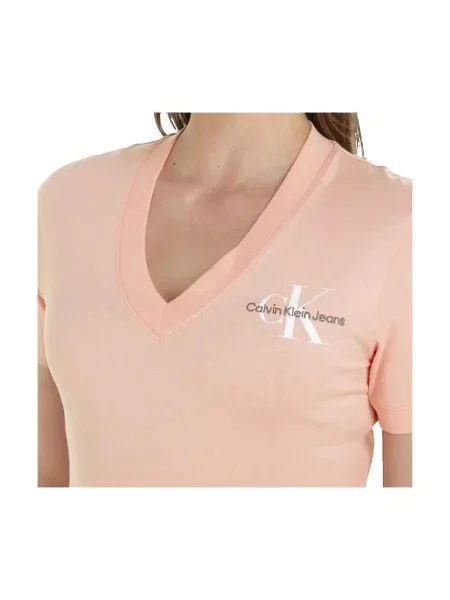 Majica Calvin Klein Jeans ružičasta