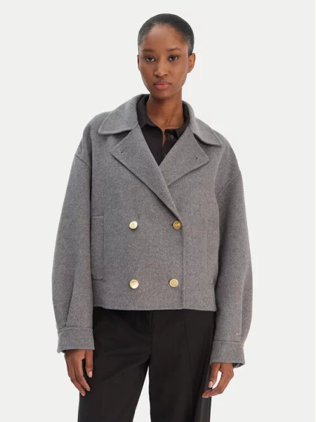 Tommy Hilfiger Prehodna jakna siva
