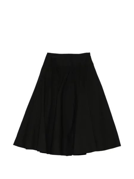 Fustă Yohji Yamamoto din poplin negru