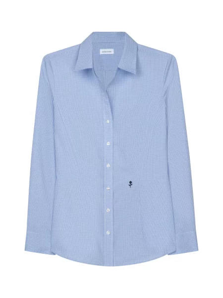 SEIDENSTICKER Bluză Schwarze Rose albastru marin / albastru deschis negru