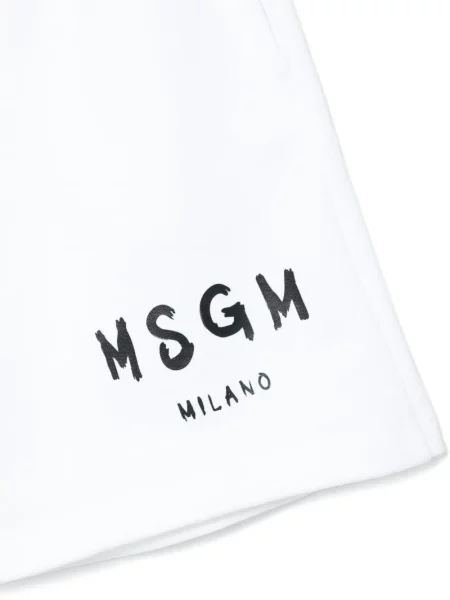 Szorty dziecięce Msgm białe