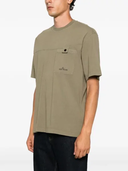 Μπλούζα Stone Island με σχέδιο πράσινο