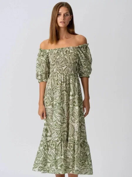 TEESHOPPEN Rochie Lia verde