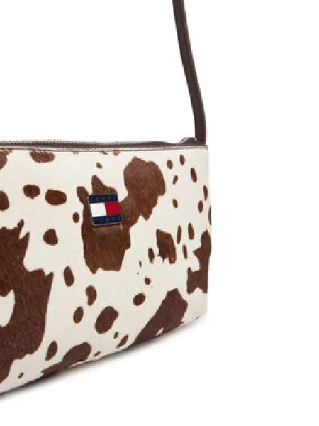 Tommy Jeans Torba za čez ramo čokolada bela