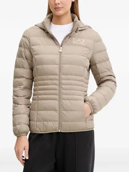 Geacă cu puf Ea7 Emporio Armani cu glugă