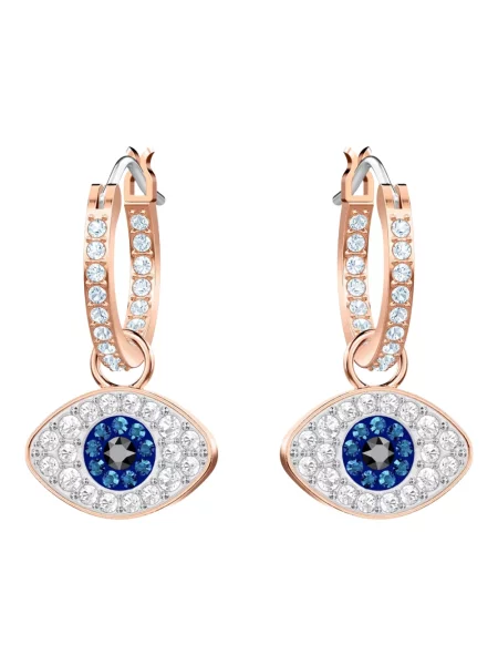 Kolczyki Swarovski niebieskie