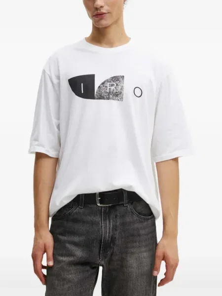 Tricou Iro cu imagine alb