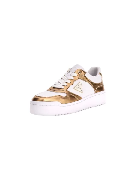 Tenisice Guess Bijela zlatna