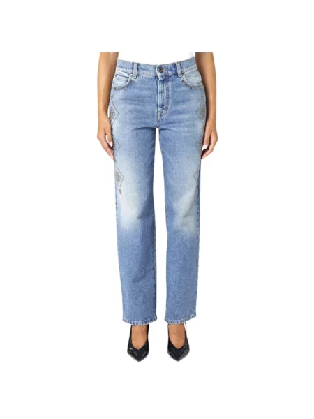 Jeansy Weekend Max Mara niebieskie