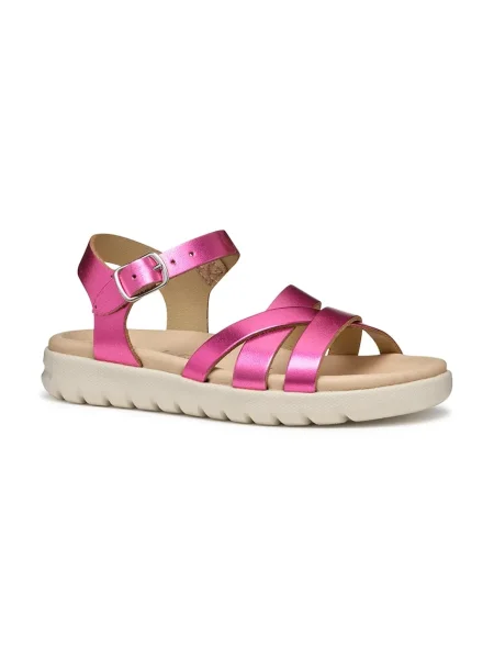Geox Dječje kožne sandale SANDAL SOLEIMA