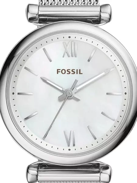 Ceas Fossil plasă alb