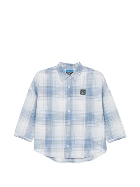 Koszula Sport B. By Agnès B. w kratkę czarna