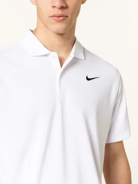 Koszulka tenisowa Nike Court Dri-Fit Polo Solid white/black biała