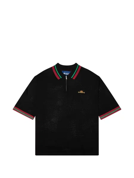 Tricou polo Awake Ny plasă negru