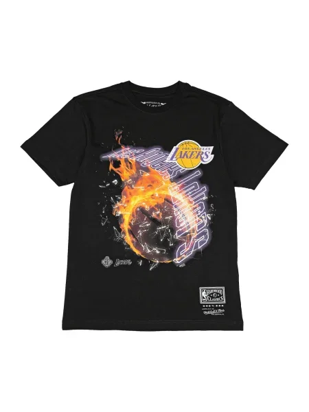 Mitchell & Ness Tricou Los Angeles Lakers HWC Blaze lila / portocaliu închis / negru alb