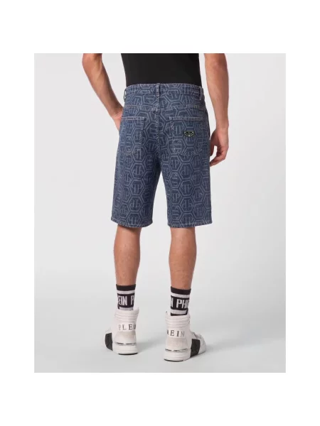 Szorty Philipp Plein niebieskie