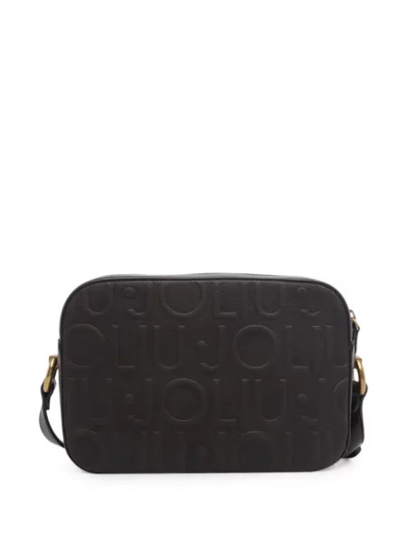 Crossbody táska Liu Jo autogrammal barna