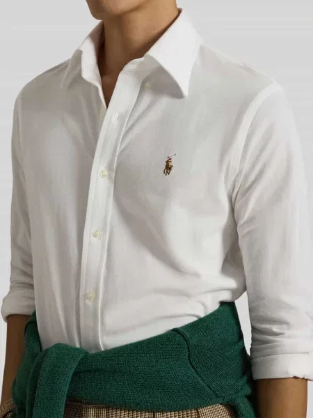Koszula casualowa o kroju regular fit z czystej bawełny Polo Ralph Lauren biała