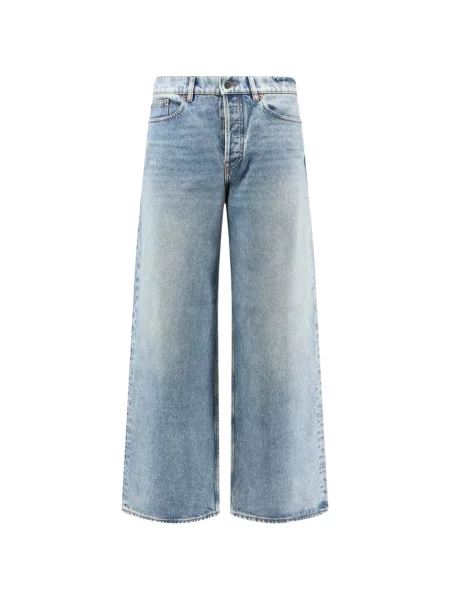 Blugi cu picior larg Golden Goose albastru