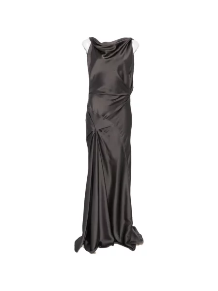 Rochie maxi Victoria Beckham gri