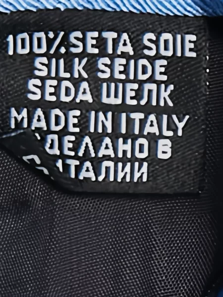 Μεταξωτή γραβάτα Boss μπλε