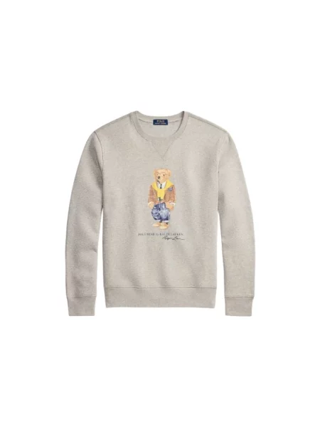 Polo Ralph Lauren Bluzy Mężczyzna Dzianina z okrągłym dekoltem beżowy